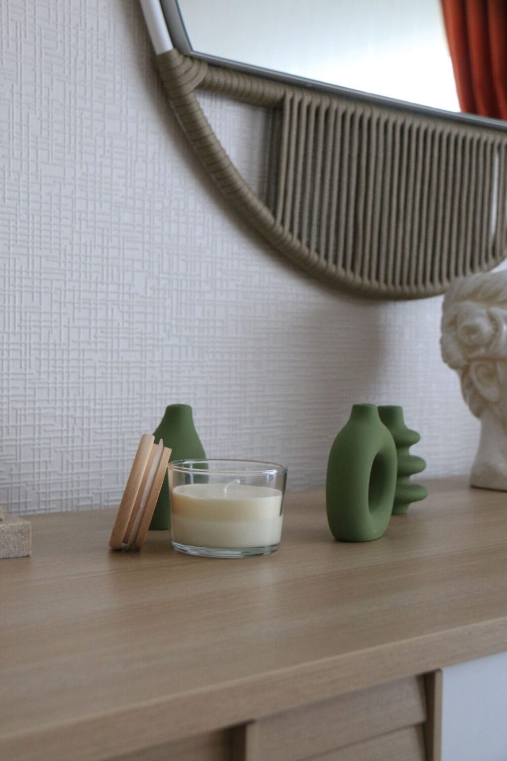 Épure - Modern & Minimalist Soya Mum Ahşap Kapaklı