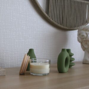 Épure - Modern & Minimalist Soya Mum Ahşap Kapaklı